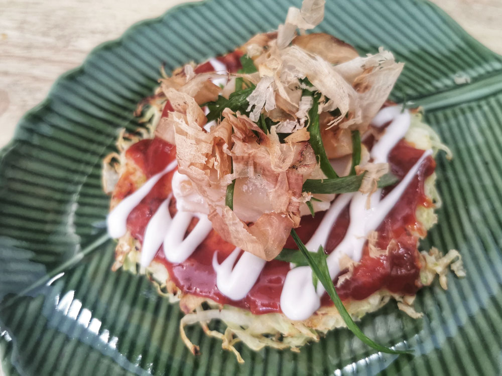 Okonomiyaki – savoury Japanese-Malaysian fusion at Kopi Kadai