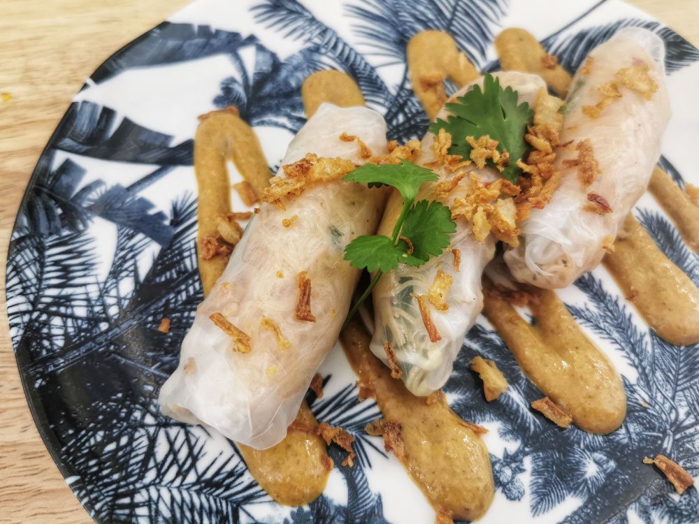 Rice Paper Rolls – fresh Vietnamese-style starters at Kopi Kadai